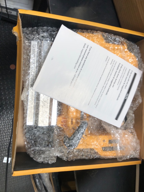 Photo 1 of Cordless 2" Brad Nailer for Dewalt 20V Battery (No Battery), 2-in-1 Electric Nail Gun/Staple Gun, 18 Gauge Nail Gun Battery Powered with 1000 Nails for Wood Carpentry, Adjustable Depth, 2 Modes