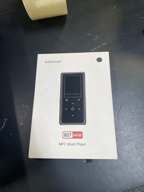 Photo 1 of 64GB MP3 Player with Bluetooth 5.2, AiMoonsa Music Player with Built-in HD Speaker, FM Radio, Voice Recorder, HiFi Sound, E-Book, Earphones Included