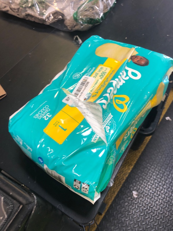 Photo 1 of Pampers Baby Diapers - Swaddlers - Size 1, 32 Count, Ultra Absorbent Disposable Infant Diaper