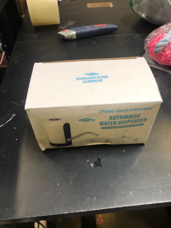 Photo 1 of GetKen 5 Gallon Water Table Pump Rechargeable, Water Dispenser for 5 Gallon Bottle Bottom Loading, Portable USB Charging Automatic Drinking Mini Water Jug Dispenser, for Camping, Kitchen