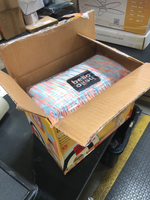 Photo 1 of Hello Bello Premium Newborn Diapers, Honeysuckle Designs, 76ct Club Box, Hypoallergenic and Extra Absorbent