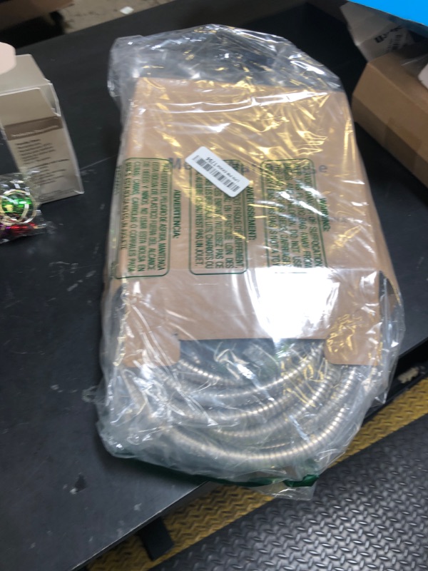 Photo 1 of Gardentime 25FT Metal Garden Hose Stainless Steel Heavy Duty Lightweight Flexible Water Hose with 3/4” Fitting 10 Function Nozzle Leak Puncture Proof, No Kink & Tangle, Durable Outdoor Pipe Yard Lawn