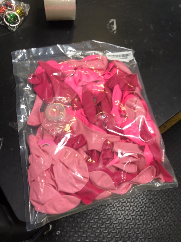 Photo 1 of Pink Balloon Garland Arch Kit, Kelfara 109Pcs Hot Pink Latex Pastel Pink Balloon, 18 12 10 5 Inch Latex Balloons for Wedding Birthday Princess Theme Bridal Baby Shower Bridal Shower Party Decorations
