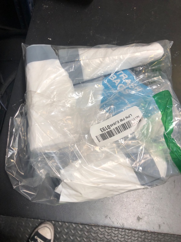 Photo 1 of 120 Counts 1.6 Gallon Mini Drawstring Trash Bags, Small Garbage Bags by KSSKSS, Code a fit 4.5-8 Liter, 1.2-2 Gal, White Trash Bin Liners for Home Office Kitchen Bathroom Bedroom