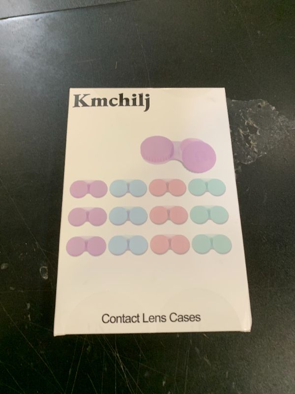 Photo 1 of Kmchilj 12Pcs Colorful Contact Lens Case Outdoor Portable Mini Contact Lens Kit Mini Case for Outdoor Travel and Daily Use(multi-color)