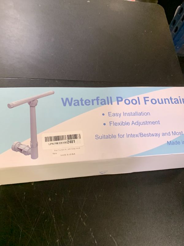 Photo 1 of Pool Fountains for Above and In-Ground Pools,Dual Spray High Pressure Pool Sprinkler Fountain 360° Adjustable Pool Water Fountain Pool Chiller(for in-tex & for Best-Way & Hay-Ward & Cole-Man)