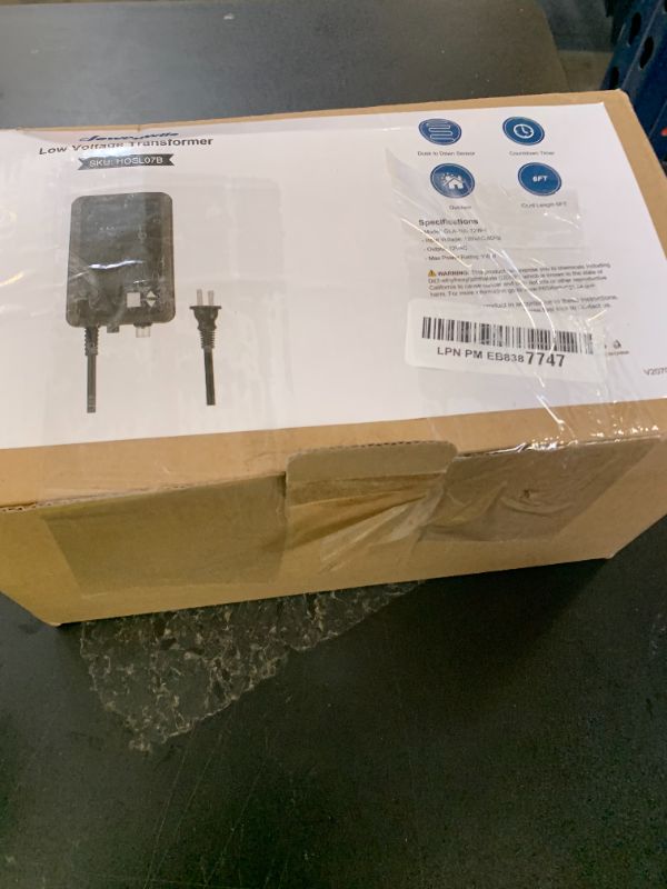 Photo 1 of DEWENWILS 100W Low Voltage Landscape Transformer with Photocell Sensor, Low Voltage Transformer 120V AC to 12V AC, Landscape Lighting Transformer for LED Outdoor Lights, Garden Lights, Spotlight