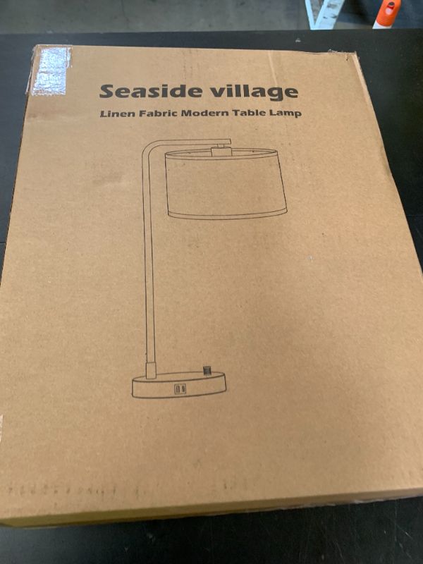 Photo 1 of Bedside Table Lamp with USB C+A Ports, Fully Dimmable Modern Nightstand Side Lamps with Stars Shade, Tall Desk Reading Lamps for Living Room Bedroom 3000k LED Bulb Included