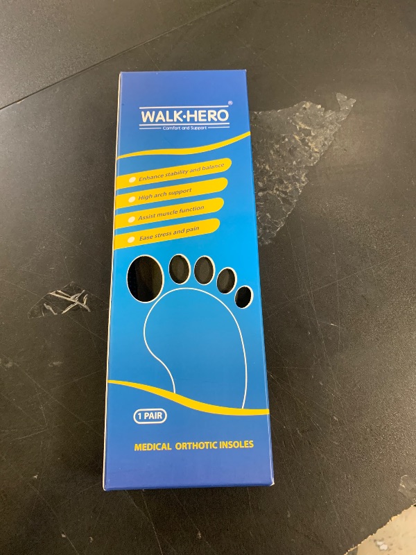 Photo 1 of Inserts Relieve Plantar Fasciitis - Flat Feet Insoles Arch Supports, Orthotic Insoles for Foot Pain Arch Pain Reduce Muscle Fatigue Absorb Shock (Mens 6-6 1/2 | Womens 8-8 1/2)