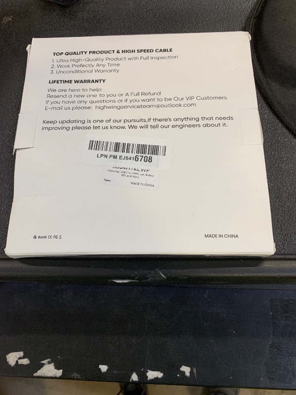 Photo 1 of Highwings USB C to HDMI Cable @60Hz, USB-C (4K HDMI) 10 feet, [Thunderbolt 3/4 Compatible] Type-C to HDMI Cord for iPhone 16/15 Series, MacBook Pro/Air, iPad, Surface, Galaxy, XPS, and More