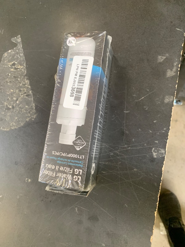 Photo 1 of LG LT1000P - 6 Month / 200 Gallon Capacity Replacement Refrigerator Water Filter (NSF42, NSF53, and NSF401) ADQ74793501, ADQ75795105, AGF80300704, or AGF80300705 White