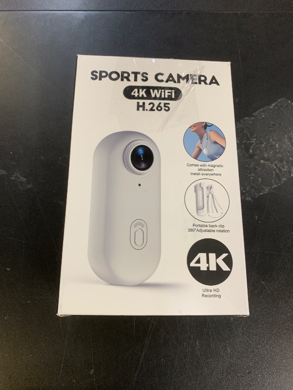 Photo 1 of 4K Mini Body Camera, Wearable Action Body Cam, Sports Action Camera?Thumb Size Hands-Free Recording Body Worn Camera, Premium Portable Camcorder Mount Anywhere for Work, Travel,Fishing, Pet Walking