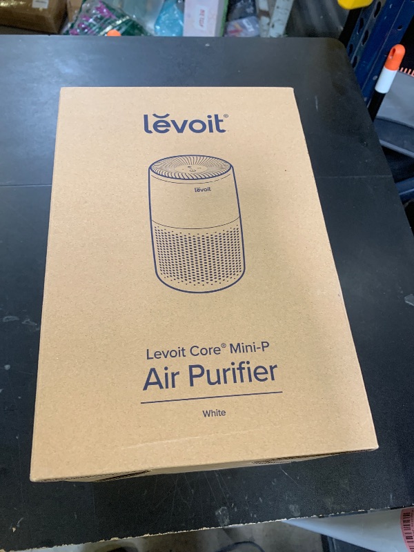 Photo 1 of LEVOIT Air Purifiers for Bedroom Home, 3-in-1 Filter Cleaner with Fragrance Sponge for Better Sleep, Filters Smoke, Allergies, Pet Dander, Odor, Dust, Office, Desktop, Portable, Core Mini-P, White