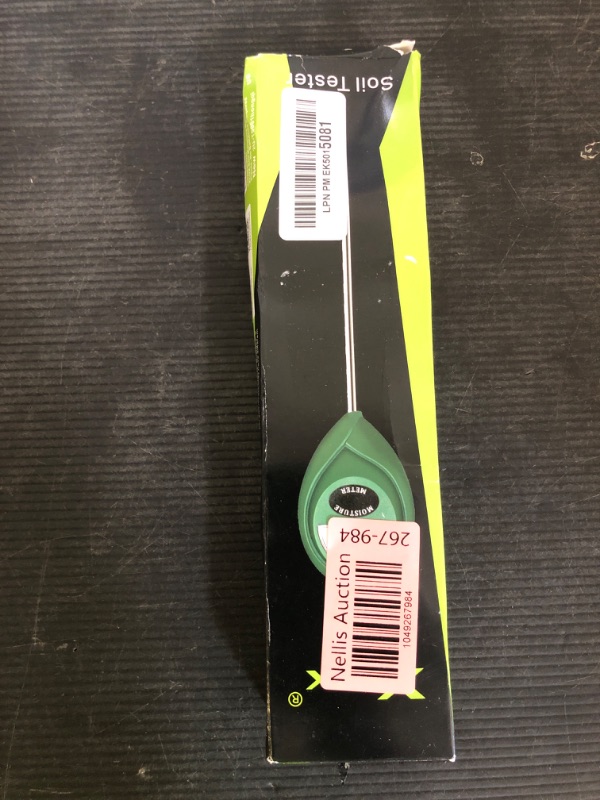 Photo 1 of XLUX Soil Moisture Meter, Plant Water Monitor, Hygrometer Sensor for Gardening, Farming, Indoor and Outdoor Plants, No Batteries Required