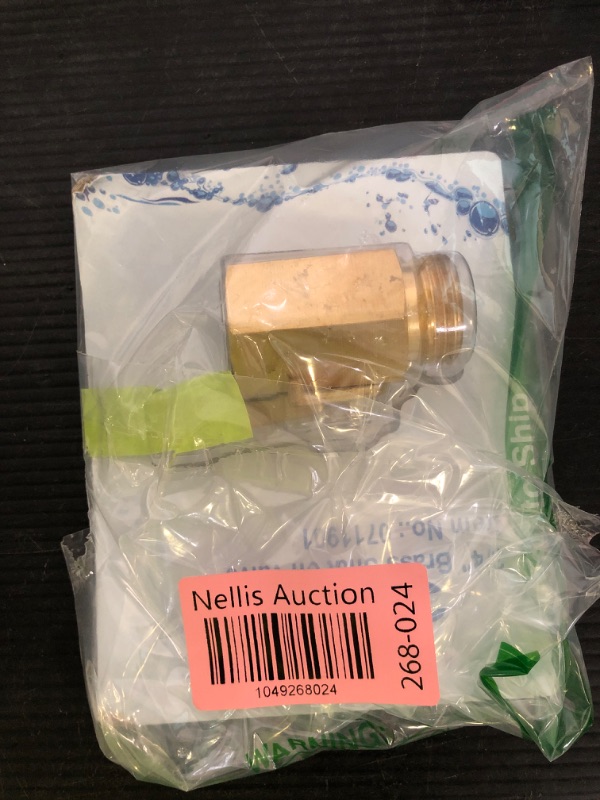 Photo 1 of HYDRO MASTER Heavy Duty 3/4" Brass Shut Off Valve with Large Handle, Full Flow Garden Hose Connector