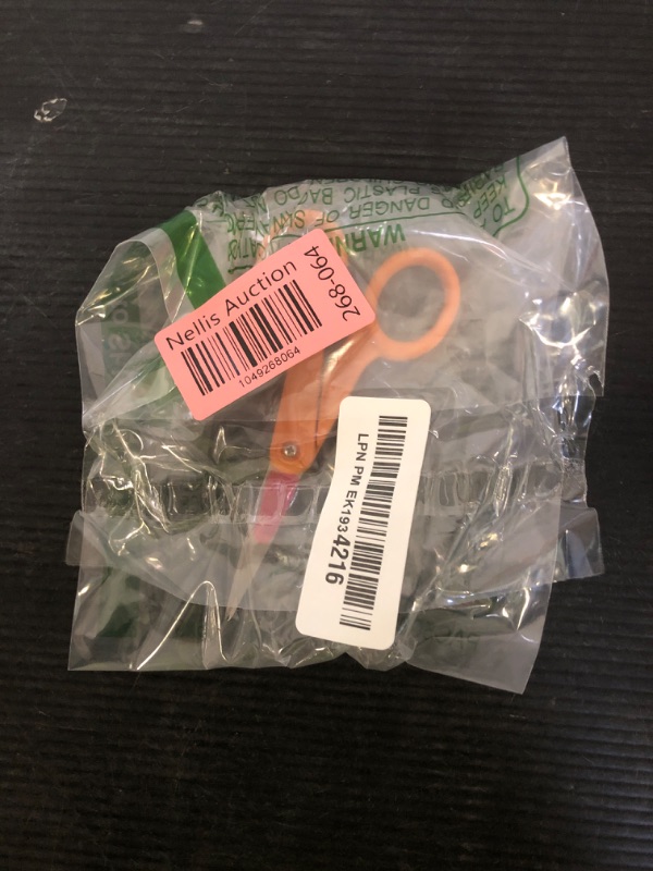 Photo 1 of Fiskars Premier No. 5 Micro-Tip Orange-Handled Fabric Scissors - Double Loop Handle - Sewing and Craft Scissors - Orange