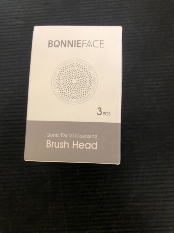 Photo 1 of BONNIEFACE BF-1119 Sonic Facial Cleansing Brush Heads, Face Cleansing Brush Head Replacement - Luxurious Soft Bristle and Professional Dupont Bristle Options, Pack of 3 (Professional Dupont Bristle)