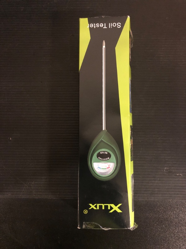 Photo 1 of XLUX Soil Moisture Meter, Plant Water Monitor, Hygrometer Sensor for Gardening, Farming, Indoor and Outdoor Plants, No Batteries Required