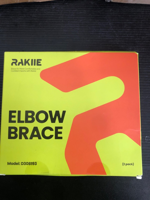 Photo 1 of Rakiie Elbow Brace 2 Pack-Climate Pledge Friendly, Tennis Elbow Brace for Men Women, Sustainable Non-slip Tennis Elbow Strap for Tendonitis, Adjustable Golfer Counterforce Brace for Pain Relief, Blue