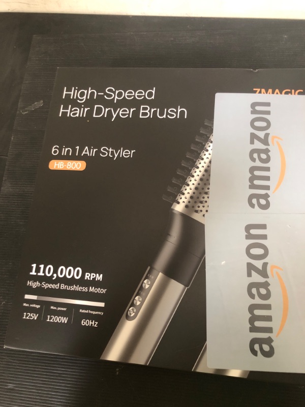Photo 1 of 7MAGIC Hair Dryer Brush & 6 in 1 Hair Styler,110,000 RPM High-Speed Negative Ionic Hair Dryer Fast Drying, Multi Hair Styler, Professional Blow Dryer Brush for Curling Volumizing Straightening Styling