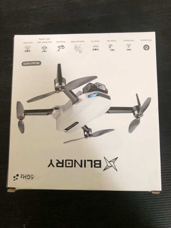 Photo 1 of GPS Drone with Camera for Adults, 2K HD FPV Drones with Auto Return, Follow Me, Circle Fly, Waypoint Fly, Stable Hover, Brushless Motor, Foldable 5G Transmission Remote Control Quadcopter