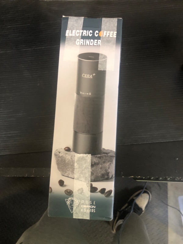 Photo 1 of CERA+ Portable Burr Coffee Grinder Electric Espresso Grinderring Machine Suitable for Travel,Camping with Bag