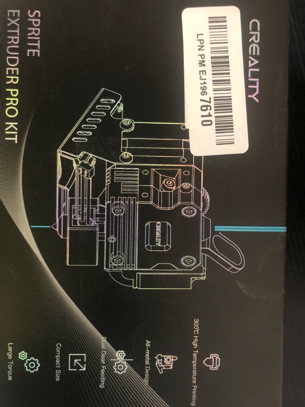 Photo 1 of Official Creality New Sprite Extruder Pro Upgrade Kit, Direct Drive Extruder Pro Kit for Ender 3/Ender 3 v2/Ender 3 Pro/Ender 3 Max/Ender 3 S1/CR-10 Smart Pro 3D Printers,Support BL Touch/CR Touch