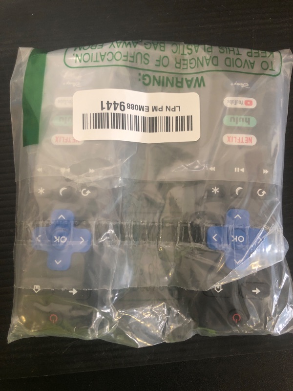 Photo 1 of (Pack of 2) Replacement-Remote-Control for Roku-TV,Compatible for TCL Roku/Hisense Roku/Onn Roku/Philips Roku Smart TVs(Not for Roku Stick and Box)