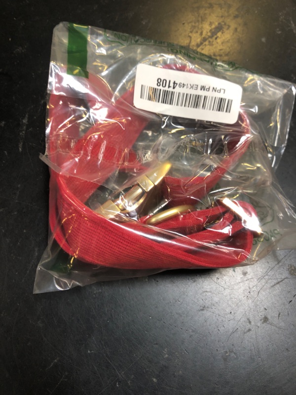 Photo 1 of Petiry Soft Corduroy Fibric Dog Collar with High Grade Metal Buckle, for Large Dogs.(Red,Large:17-26")