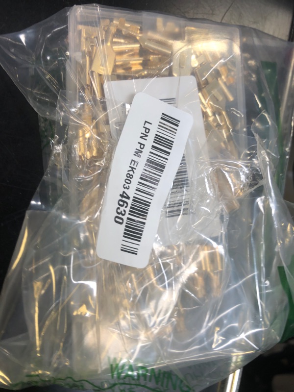 Photo 1 of Twidec/100PCS 7.8mm Female Spade Connector Quick Splice Crimp Terminals Non Insulated Wire Connector for Electrical Wiring Relay Car Audio Speaker N-005-7.8-F