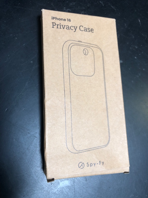 Photo 1 of Spy-Fy iPhone 16 Privacy Case with Camera Covers Front and Rear | Magsafe compatible and Kickstand | Protect Your iPhone and Privacy | 6-Foot Drop Proof | 6,1 Inch | Camera Protection by Valenta