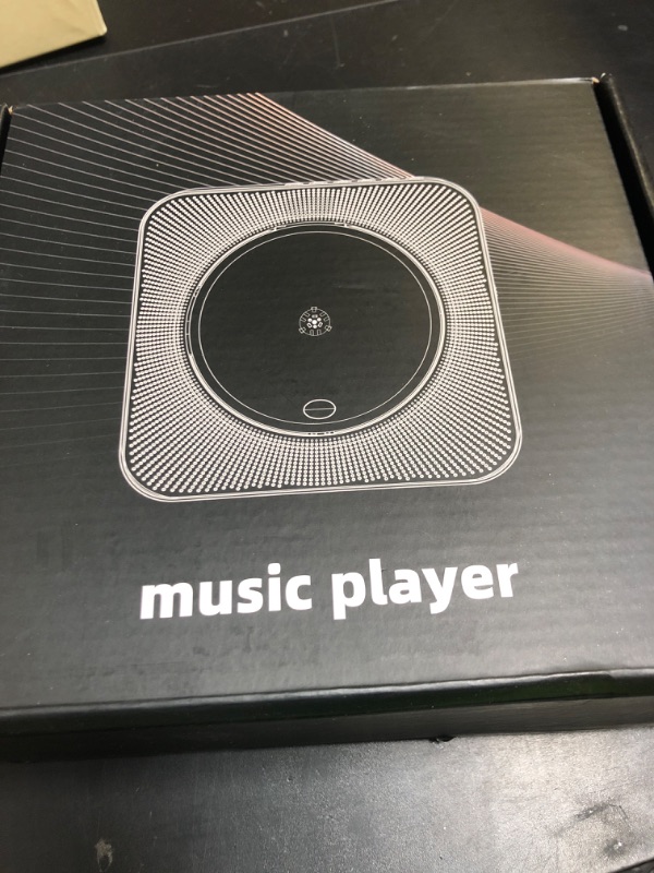 Photo 1 of Gueray CD Player Portable Bluetooth Desktop CD Player for Home with Timer Built-in HiFi Speakers with LCD Screen Display Boombox FM Radio USB Type-c