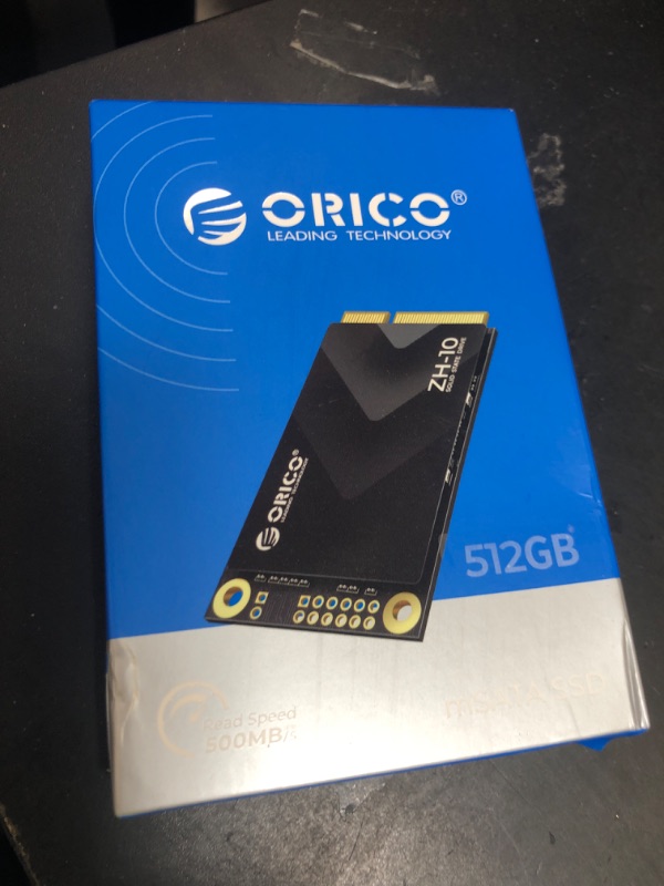 Photo 1 of ORICO 512GB mSATA SSD, SATA III 6Gbps 3D NAND Internal Solid State Drive for Laptops Ultrabooks Desktop-ZH10