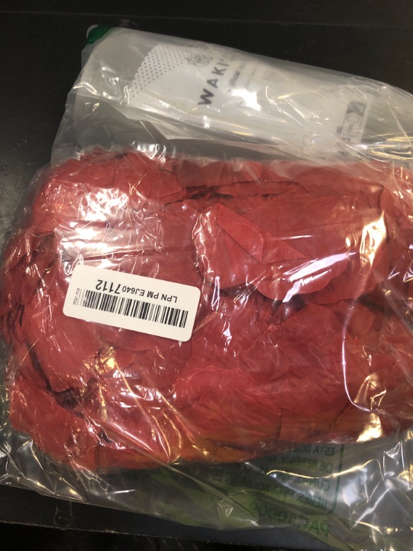 Photo 1 of (Pre-Separated, Scented) WAKISAKI Artificial Silk Rose Petals for Wedding Flower Petals for Romantic Special Night, for Proposal, Anniversary (1,000 PCS, Dark Red)