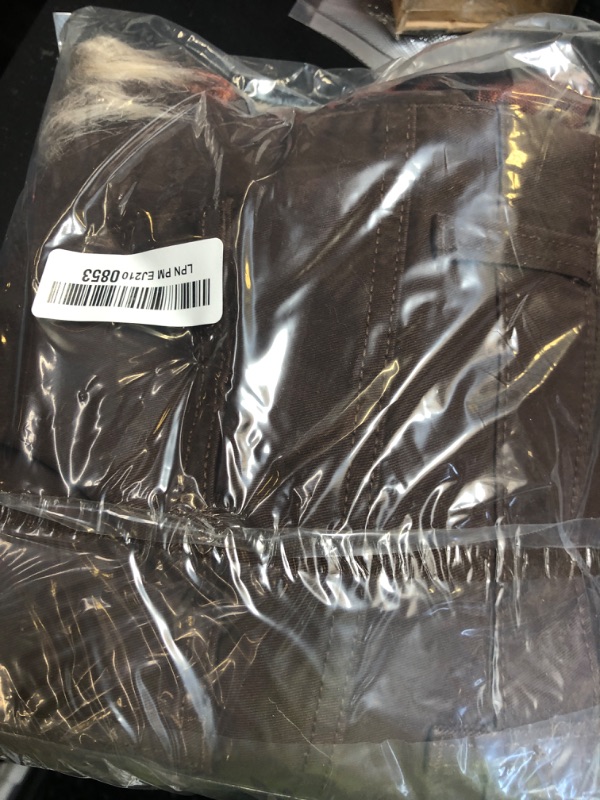 Photo 1 of Amazon Essentials Men's Chinos, Athletic Fit, Work Pants, 5-Pocket, Comfort Stretch, Brown, 32W x 32L