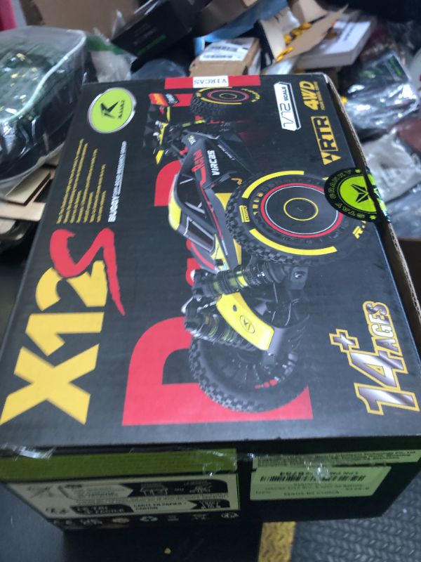 Photo 1 of VIRCAS RLAARLO 1/12 Brushelss RC Cars, RC Buggy, 50+ MPH, 4WD, Waterproof, Blue, Ages 8+