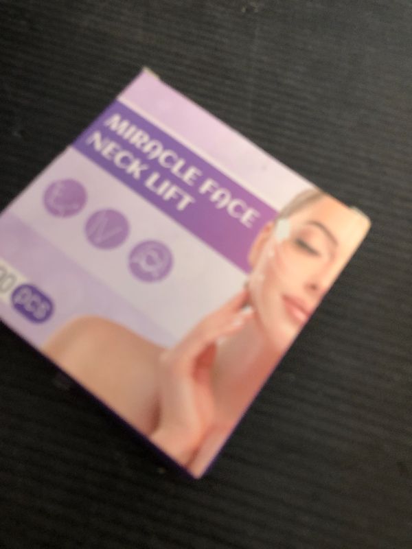 Photo 1 of MUOCOBU Face Lift Tape 200PCS Bands Instant Facelift Tape for Wrinkles, Double Chin, and Sagging Skin Waterproof & Transparent Lifting Tapes with Elastic Bands (200PCS)