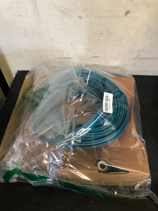 Photo 1 of LINEX Sprinkler Soaker Hose 50 ft 2 pack for Garden Lawn Watering Hose with Hose Stakes