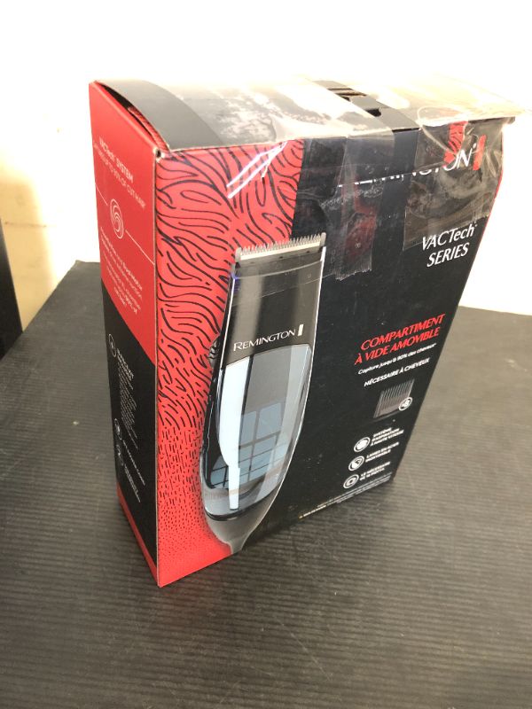 Photo 1 of Remington Vacuum Haircut Kit, Vacuum Beard Trimmer, Hair Clippers for Men with Removable Hair Chamber and Dual Motor Power (18 pieces)