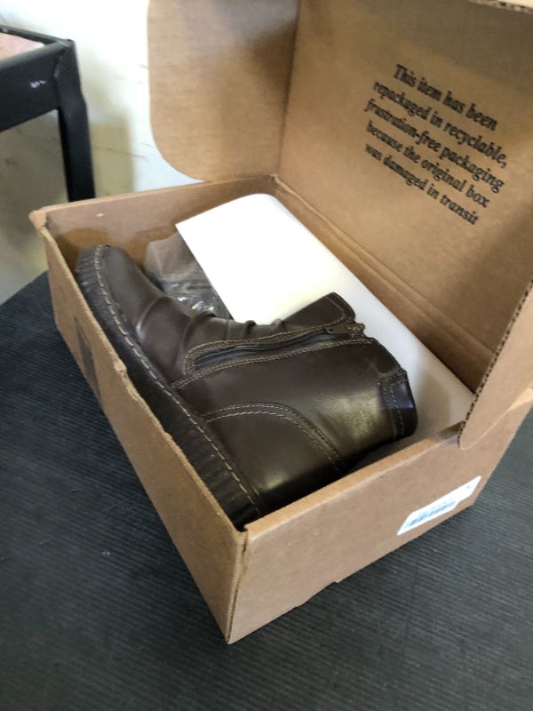 Photo 1 of Clarks Women's Caroline Orchid Ankle Boot, Dark Brown, 10