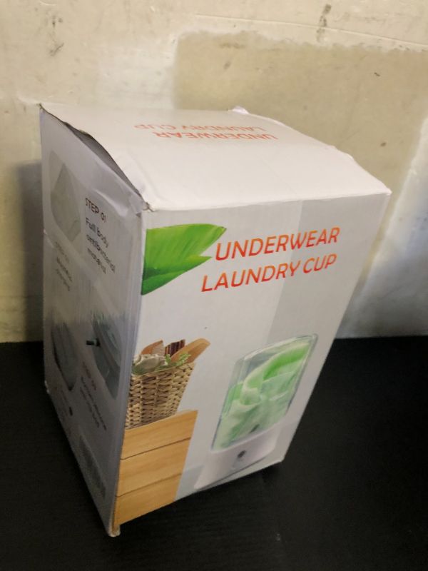 Photo 1 of Anbanglin Mini Portable Washing Machine - USB Rechargeable 1L Small Washer with 2 Modes Deep Cleaning for Underwear, Socks & Baby Clothes, Compact Travel Laundry for Apartment, Dorm, Camping, White