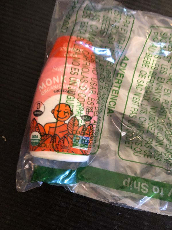 Photo 1 of SweetLeaf Strawberry Guava Liquid Monk Fruit - Monk Fruit Liquid Sweetener Drops, Organic Monk Fruit Extract, Zero Calorie Sweetener, Sugar Free, Keto Friendly, Erythritol Free - 1.7 Fl Oz