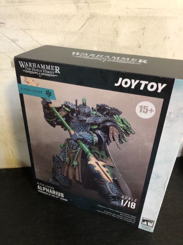 Photo 1 of JOYTOY-Warhammer The Horus Heresy-1:18-Action Figure-Alpha Legion Alpharius, Primarch of The XXth Legion-Collection Model Birthday Gifts