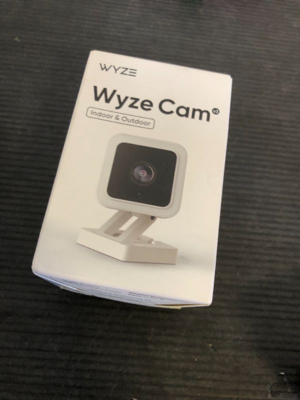 Photo 1 of WYZE Cam v3, 1080P HD WiFi Wired Indoor/Outdoor Home Security Camera, Pet/Baby Monitor, Color Night Vision, 2-Way Audio, MicroSD Card Slot, Compatible with Alexa & Google - White