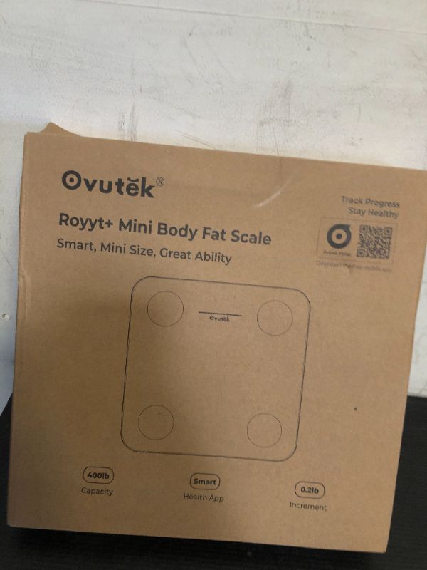 Photo 1 of Ovutek Smart Scale for Body Weight, Digital Bathroom Scale BMI Weighing Body Fat Scale, Accurate Body Composition Scale Monitor for People's Health with Smartphone App, Compact Size, 400lb