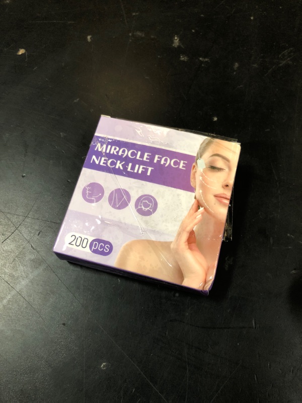 Photo 1 of MUOCOBU Face Lift Tape 200PCS Bands Instant Facelift Tape for Wrinkles, Double Chin, and Sagging Skin Waterproof & Transparent Lifting Tapes with Elastic Bands (200PCS)