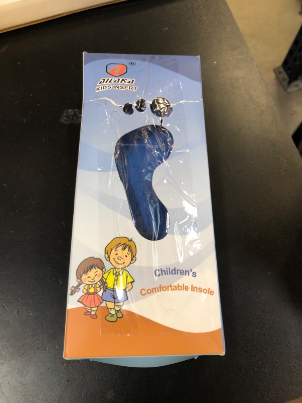 Photo 1 of Ailaka Kids Orthotic Cushioning Arch Support Shoe Insoles, Children Pu Foam Inserts for Flat feet, Plantar Fasciitis, Feet Heel Pain Relief Blue