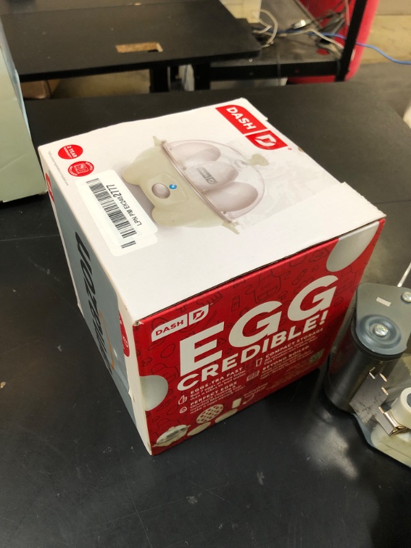 Photo 1 of DASH Rapid Egg Cooker: 7 Egg Capacity Electric Egg Cooker for Hard Boiled Eggs, Poached Eggs, Scrambled Eggs, or Omelets with Auto Shut Off Feature - Cream
