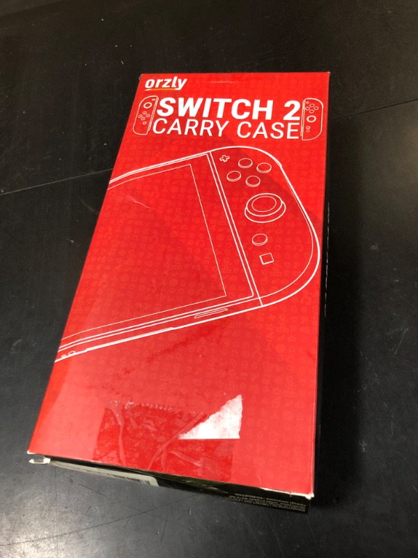 Photo 1 of Orzly Case for Nintendo Switch 2 Protective Travel Carry Case with Screen Padding, Game Cards & microSD Slots with Zipped & Open Pockets for Console Accessories - Gift Box Edition