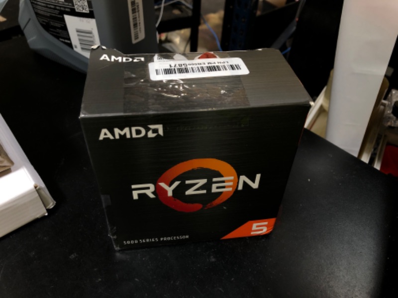 Photo 1 of AMD Ryzen 5 5500 6-Core, 12-Thread Unlocked Desktop Processor with Wraith Stealth Cooler